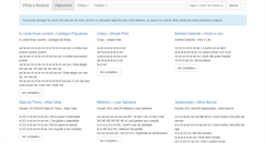 Desktop Screenshot of cifrasemusicas.com